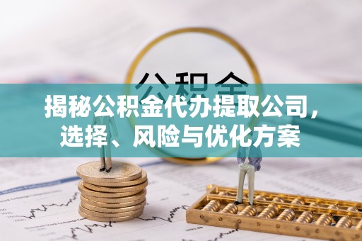 河源揭秘公积金代办提取公司，选择、风险与优化方案