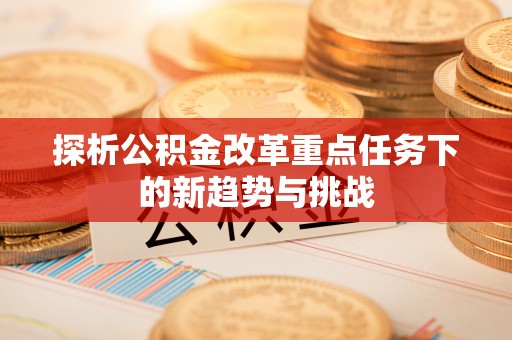 河源探析公积金改革重点任务下的新趋势与挑战