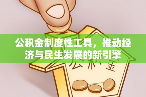 河源公积金制度性工具，推动经济与民生发展的新引擎