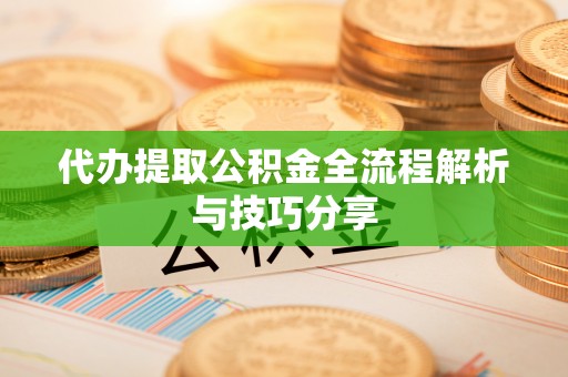 河源代办提取公积金全流程解析与技巧分享