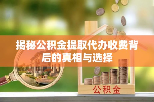 河源揭秘公积金提取代办收费背后的真相与选择