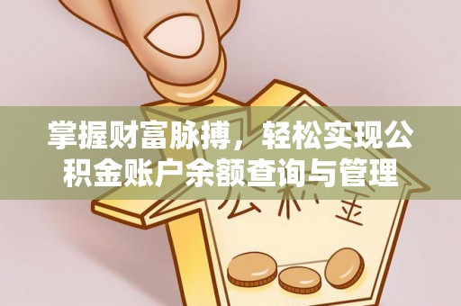 河源掌握财富脉搏，轻松实现公积金账户余额查询与管理