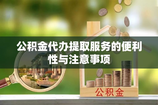 河源公积金代办提取服务的便利性与注意事项