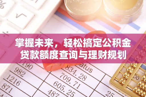 河源掌握未来，轻松搞定公积金贷款额度查询与理财规划