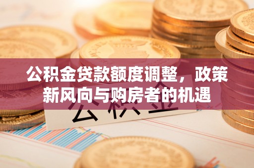 河源公积金贷款额度调整，政策新风向与购房者的机遇