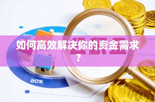 河源如何高效解决你的资金需求？