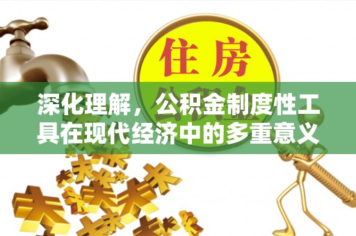 河源深化理解，公积金制度性工具在现代经济中的多重意义