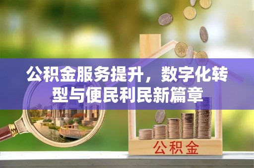 河源公积金服务提升，数字化转型与便民利民新篇章