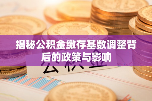 河源揭秘公积金缴存基数调整背后的政策与影响
