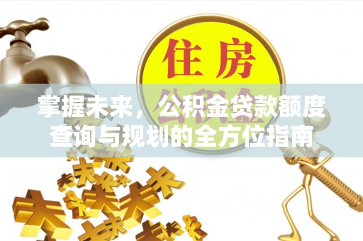 河源掌握未来，公积金贷款额度查询与规划的全方位指南