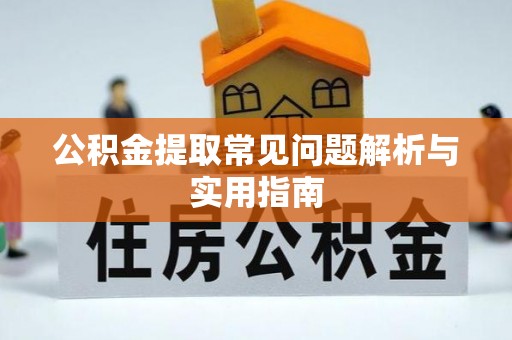 河源公积金提取常见问题解析与实用指南