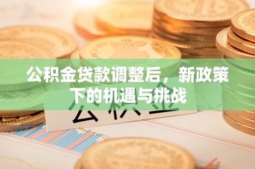 河源公积金贷款调整后，新政策下的机遇与挑战