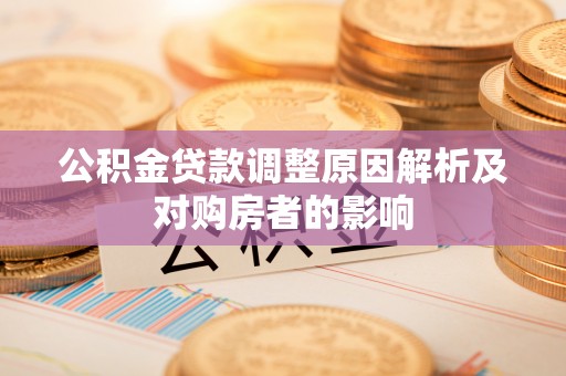 河源公积金贷款调整原因解析及对购房者的影响