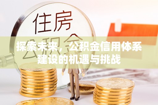 河源探索未来，公积金信用体系建设的机遇与挑战
