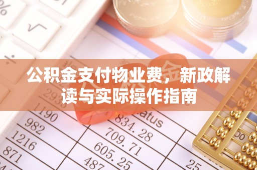 河源公积金支付物业费，新政解读与实际操作指南