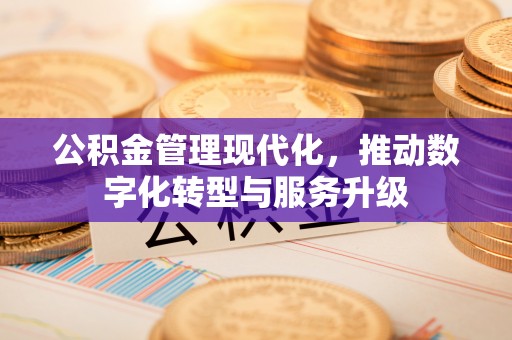 河源公积金管理现代化，推动数字化转型与服务升级